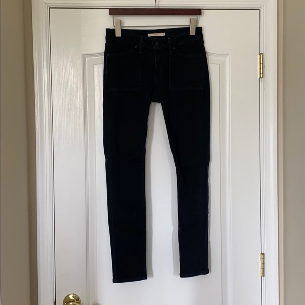 Levi 711 Deep Blue Skinny Jean